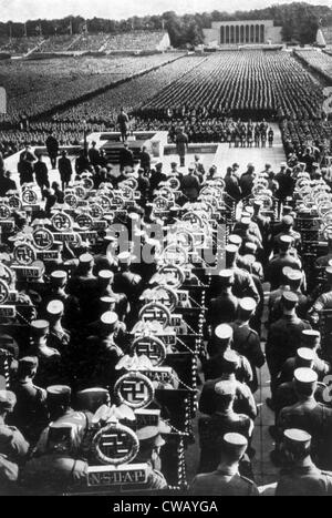 L'Allemagne nazie, Reichsparteitag (Nuremberg), Nuremberg, 1935. Banque D'Images