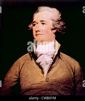 Alexander Hamilton (1755-1804) Banque D'Images