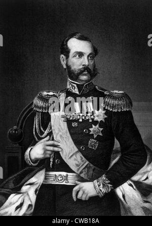 Le tsar Alexandre II (1818-1881), Tsar de Russie (1855-1881) Banque D'Images