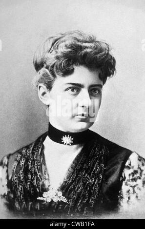 Frances Folsom Cleveland (1864-1947), Première Dame 1886-1889, 1893-1897, photographie de 1888 Banque D'Images