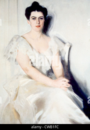 Frances Folsom Cleveland (1864-1947), première dame de Halifax à Vancouver (1893-1897) (portrait), par Anders Zorn Banque D'Images