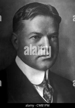 Herbert Hoover (1874-1964), Président des États-Unis (1929-1933) Banque D'Images