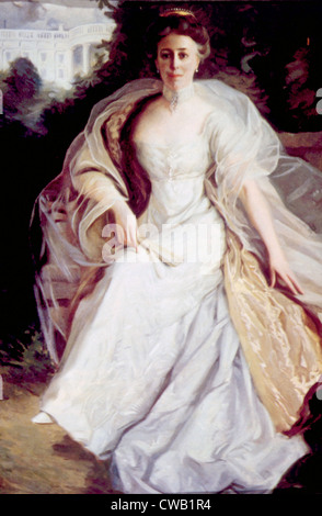 Helen Taft (1861-1943), la Première Dame (1909-1913), portrait par Frédéric Rouvier, 1910 Kronstrand Banque D'Images