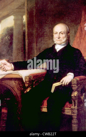 John Quincy Adams (1767-1848), Président des États-Unis (1825-1829) Banque D'Images