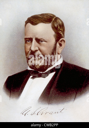 Ulysses S. Grant (1822-1885), Président des États-Unis (1869-1877) Banque D'Images