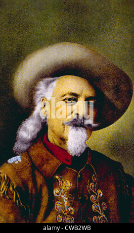 William F. Cody (alias Buffalo Bill Cody) (1846-1917) Banque D'Images