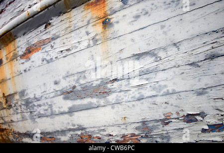 Détail d'un vieux bateau sur l'île de Skye, Écosse, Royaume-Uni Banque D'Images