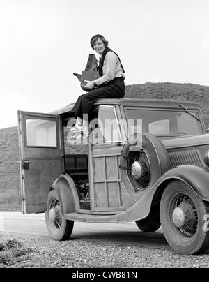 Dorothea Lange, la réinstallation, la Californie, photographe de l'Administration, février 1936. Banque D'Images