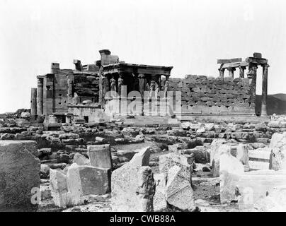 Athènes, Grèce antique, d'imprimer en date du 1860s Banque D'Images