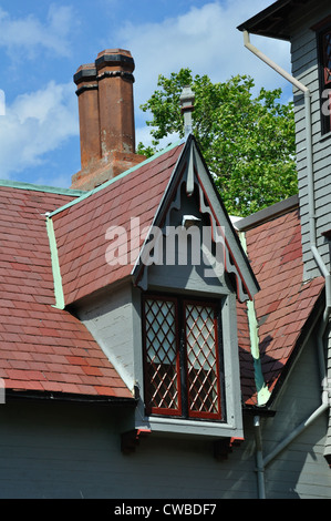 Hôtel particulier de Kingscote, Newport, Rhode Island, USA Banque D'Images