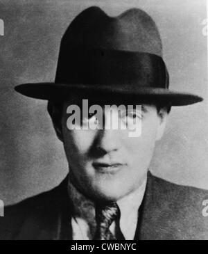Benny 'Bugsy' Siegel (1906-1947), en partenariat avec Lanskey Meyer dans les années 30, les stupéfiants et les préoccupations sur le jeu Banque D'Images