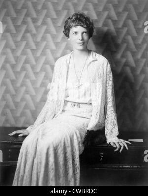 Amelia Earhart (1897-1937), 1932 portrait par E.F. Foley. Banque D'Images