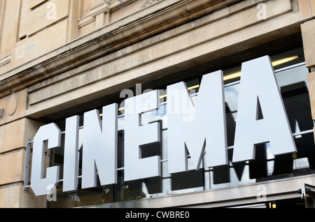 Grand ' Cinema ' inscrivez-vous à l'extérieur d'un cinéma de Londres Banque D'Images