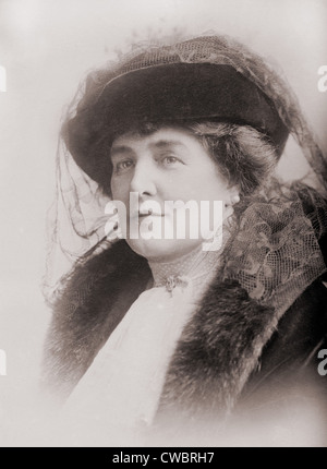 Lady Randolph Churchill (1854-1921), Jennie Jerome né à Brooklyn, New York, Randolph Churchill britanniques mariés en 1874. Banque D'Images