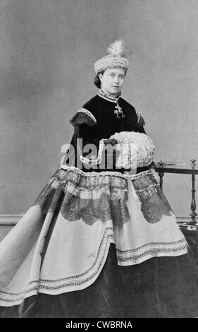 La princesse de Prusse, fille de la reine Victoria de Grande-Bretagne et la mère de l'empereur Guillaume II (1859-1941). Ca. 1867. Banque D'Images