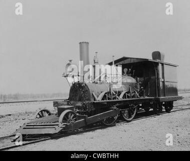 La locomotive John Bull est un est un chemin de fer construit machine à vapeur qui exploité aux États-Unis, de 1831 à 1866. Banque D'Images