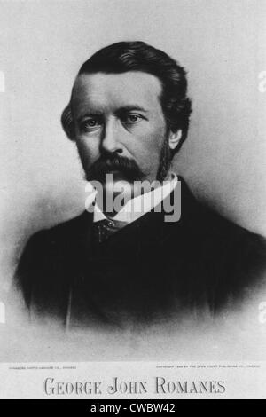 George John Romanes (1848-1894), a écrit deux livres sur la psychologie de l'évolution, l'intelligence animale (1881) et mentale Banque D'Images