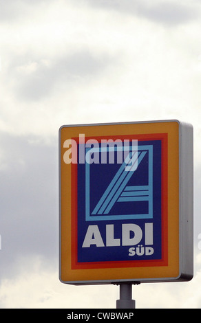 Aldi a poursuivi Banque D'Images