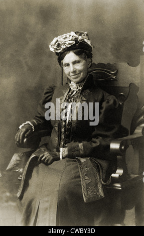 Clara Barton (1821-1912), à la retraite après une vie de soins infirmiers leadership humanitaire et la Croix Rouge américaine. Ca. 1906. Banque D'Images