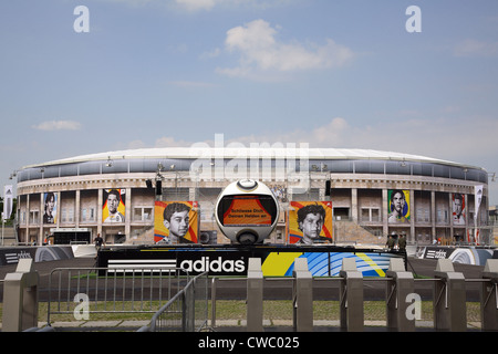 Réplique du stade olympique de Berlin pour la Coupe du Monde 2006 à Berlin Banque D'Images