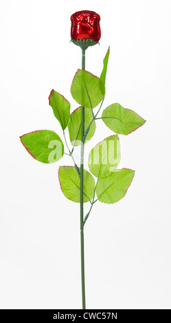 Faux Chocolat plastique Fleur Rose Banque D'Images