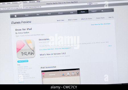 Site web app Draw - draw, doodle et croquis Banque D'Images