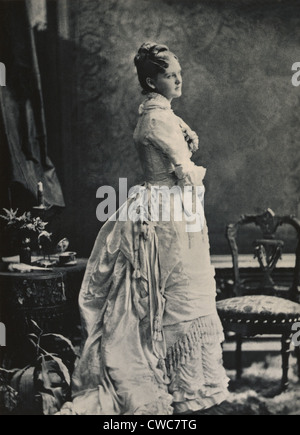 La première femme de Theodore Roosevelt Alice Lee Hathaway 1861-1884 . Ca. 1880. Elle a épousé en 1880 Roosevelt est mort en 1884 et de Banque D'Images