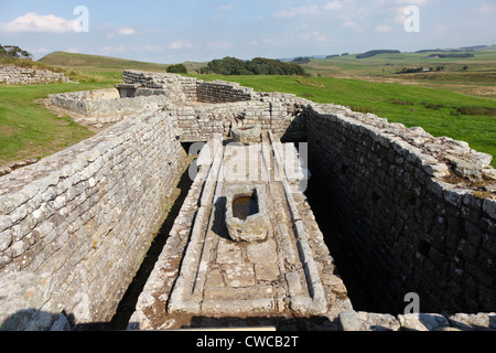 Fort de Housesteads, mur d'Hadrien, Northumberland, Angleterre Banque D'Images