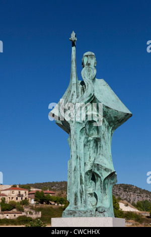 Monk, Santo Domingo de Silos, Burgos, Castille et Leon, Espagne Banque D'Images