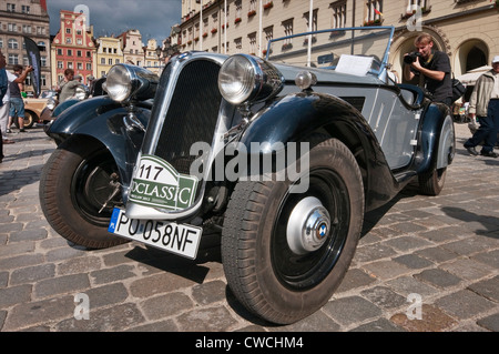 1934 BMW 315/1 Roadster Sport à Motoclassic car show à Rynek (Place du marché) à Wroclaw, la Basse Silésie, Pologne Banque D'Images