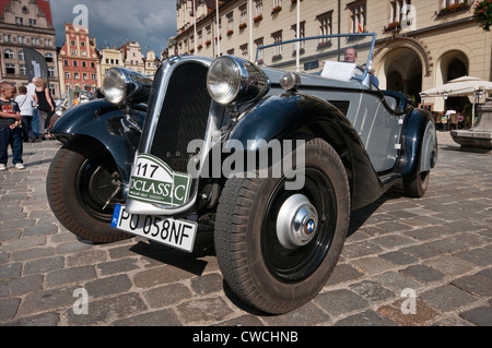 1934 BMW 315/1 Roadster Sport à Motoclassic car show à Rynek (Place du marché) à Wroclaw, la Basse Silésie, Pologne Banque D'Images