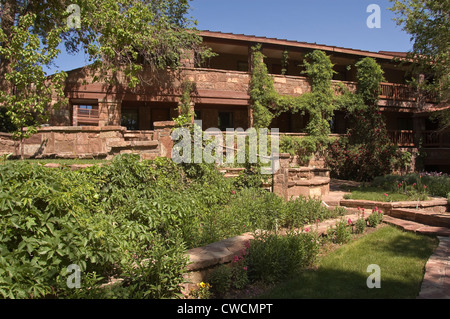 Elk288-1134 Arizona, Cameron Trading Post, Lodge Banque D'Images