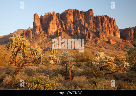 Lost Dutchman State Park, Arizona. Banque D'Images