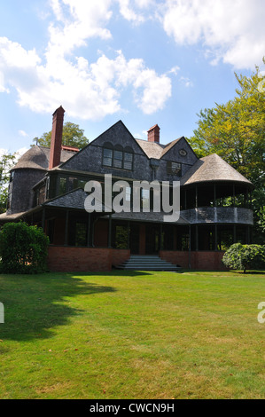 L'Isaac Bell House, Newport, Rhode Island, USA Banque D'Images