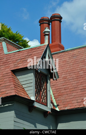 Hôtel particulier de Kingscote, Newport, Rhode Island, USA Banque D'Images
