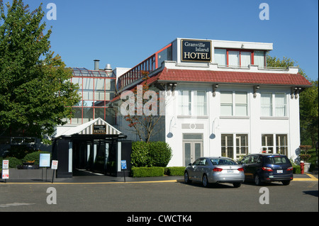 Granville Island Hotel, Vancouver, Colombie-Britannique, Canada Banque D'Images