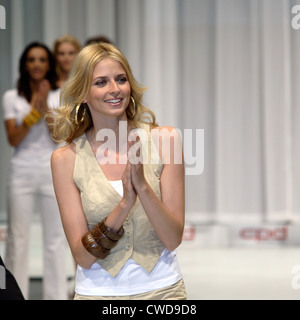 Le top model Eva Padberg, CPD fashion fair à Düsseldorf Banque D'Images