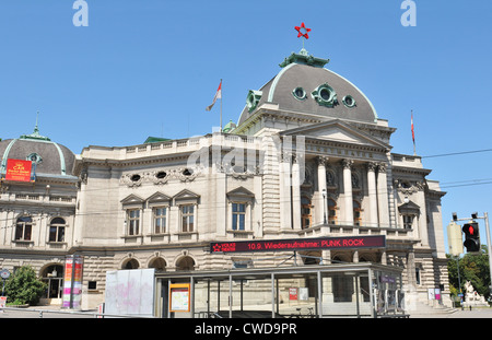 Vienne, Autriche - 10 juillet 2011 : Volkstheater dans l'un des plus importants sites culturels à Vienne, Autriche Banque D'Images