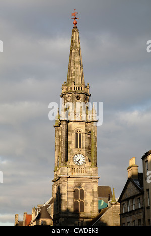 Tron Kirk steeple dans la vieille ville, High Street, Royal Mile, centre-ville d'Édimbourg, Écosse, ROYAUME-UNI Banque D'Images