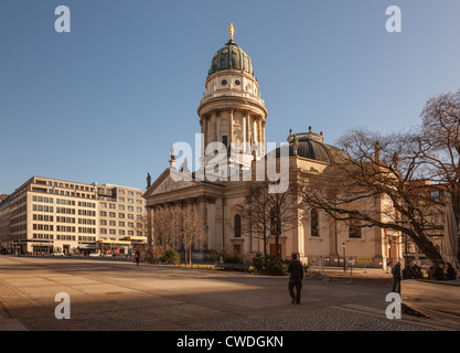 Berlin, Allemagne- Gendarmenmarkt ,La Cathédrale allemande, Deutscher Dom Banque D'Images