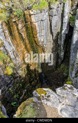 Le Buttertubs Buttertubs, Pass, Yorkshire Dales Banque D'Images