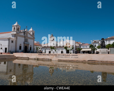 Église de Santa Maria à Lagos, Portugal Banque D'Images