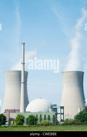 Centrale nucléaire de Grafenrheinfeld en Allemagne Banque D'Images