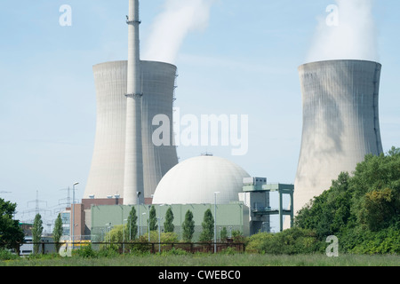 Centrale nucléaire de Grafenrheinfeld en Allemagne Banque D'Images