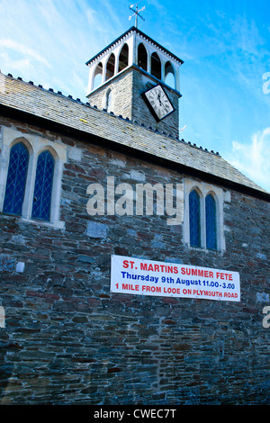 Saint-nicolas et paroisse de l'église Saint-Martin à Cornwall Looe W. Banque D'Images