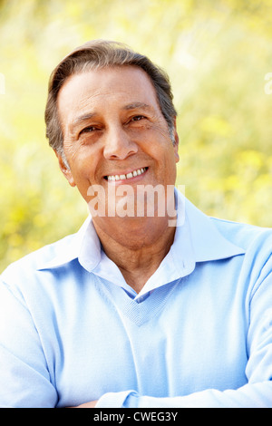 Portrait young man outdoors Banque D'Images