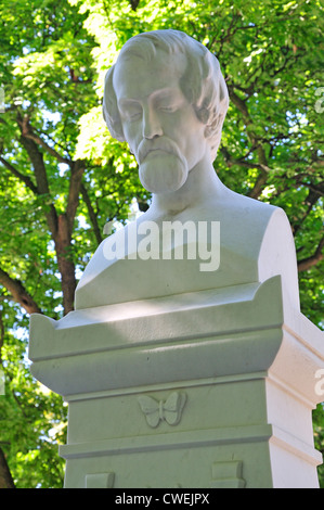 Paris, France. Cimetiere de Montmartre. Tombe de Heinrich Heine (écrivain allemand) Banque D'Images