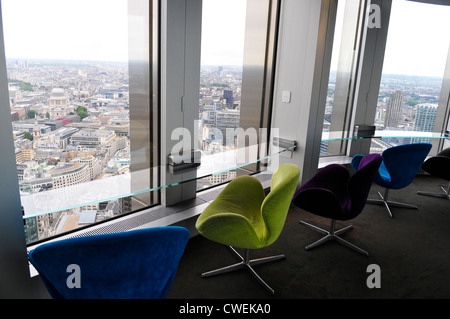 Vertigo 42 bar à l'Nat West Tower, City of London, Londres Banque D'Images