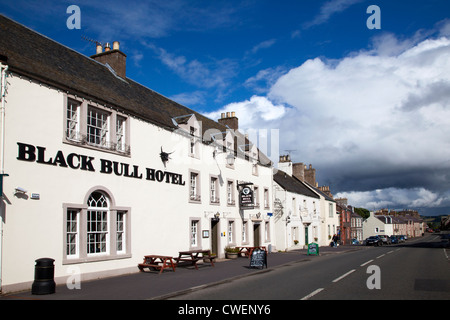 Le Black Bull Hotel sur la Place du marché à l'Ecosse Scottish Borders Lauder Banque D'Images