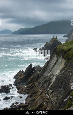 Slea head, péninsule de Dingle, comté de Kerry, Irlande. Banque D'Images